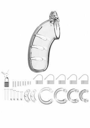 ManCage - Model 03 - Chastity - 4.5" - Cock Cage - Transpare - Afbeelding 3