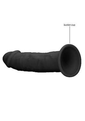 Silicone Dildo Without Balls - Black - 15.3 cm - Afbeelding 6