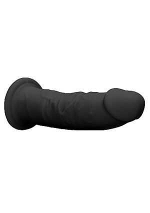 Silicone Dildo Without Balls - Black - 15.3 cm - Afbeelding 7