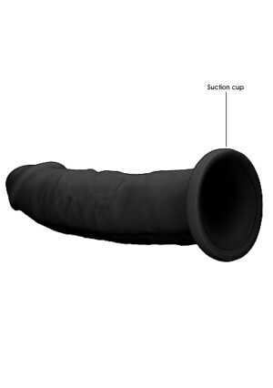 Silicone Dildo Without Balls - Black - 22.8 cm - Afbeelding 6