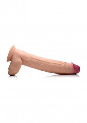 Raging Rhino 17 Inch Veiny Dildo - Flesh - Afbeelding 4