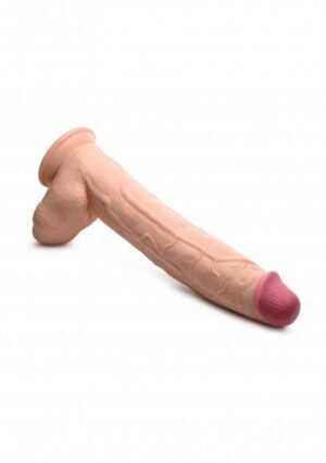 Raging Rhino 17 Inch Veiny Dildo - Flesh - Afbeelding 8