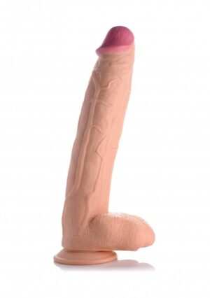 Raging Rhino 17 Inch Veiny Dildo - Flesh - Afbeelding 9