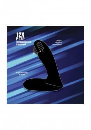 12X P-PULSE Tapping Prostate Stimulator - Black - Afbeelding 11