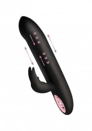 Royal Rabbits 10X Dancing Bead Rabbit Vibrator - Black - Afbeelding 12