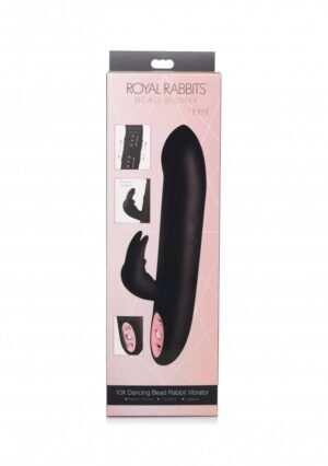 Royal Rabbits 10X Dancing Bead Rabbit Vibrator - Black - Afbeelding 8