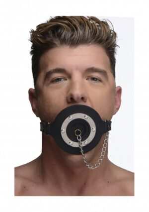 Pie Hole Silicone Feeding Gag - Black - Afbeelding 11