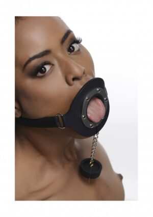 Pie Hole Silicone Feeding Gag - Black - Afbeelding 6