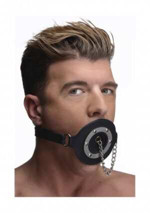 Pie Hole Silicone Feeding Gag - Black - Afbeelding 9