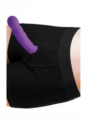 Squeezable Wavy Dildo - Purple - Afbeelding 7