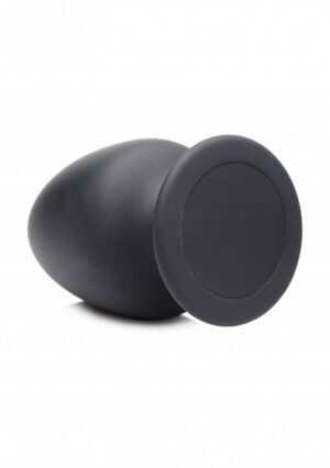 Squeezable Large Anal Plug - Black - Afbeelding 6