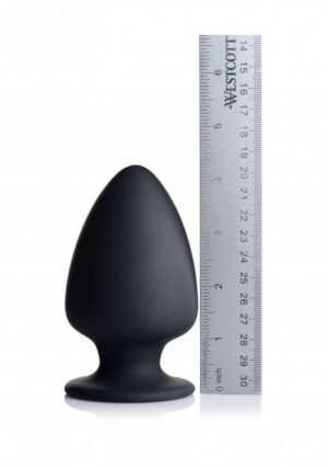 Squeezable Medium Anal Plug - Black - Afbeelding 9