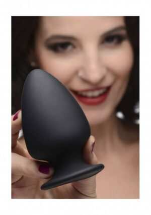 Squeezable Small Anal Plug - Black - Afbeelding 4