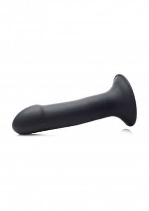 Squeezable Phallic Dildo - Black - Afbeelding 5