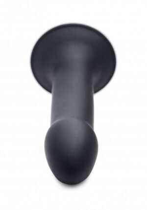 Squeezable Phallic Dildo - Black - Afbeelding 7