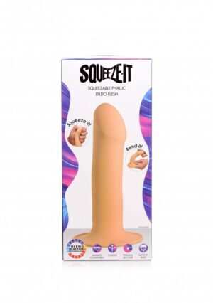 Squeezable Phallic Dildo - Flesh - Afbeelding 11