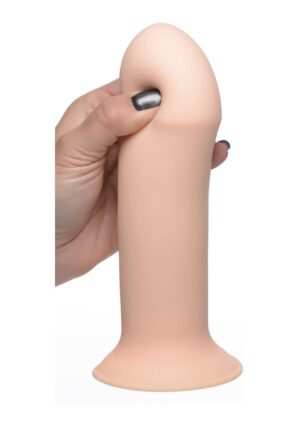 Squeezable Thick Phallic Dildo- Flesh - Afbeelding 3