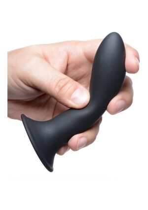 Squeezable Slender Dildo - Black - Afbeelding 3