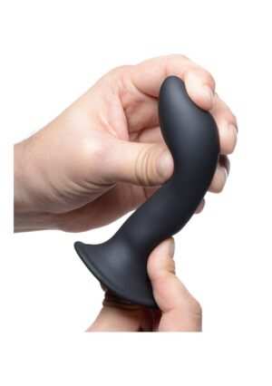 Squeezable Slender Dildo - Black - Afbeelding 4