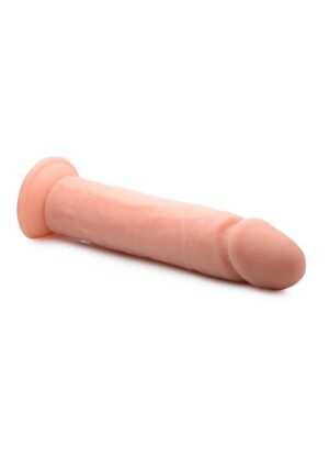 10 Inch Vibrating Remote Control Silicone Dildo - Flesh - Afbeelding 3