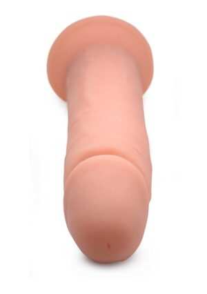 10 Inch Vibrating Remote Control Silicone Dildo - Flesh - Afbeelding 7