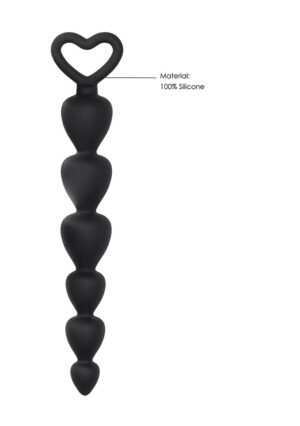 Silicone Anal Beads - Black - Afbeelding 7