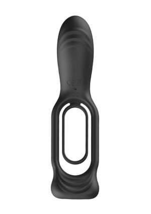 N0. 88 - Vibrating Rechargeable Cock Ring - Black - Afbeelding 6