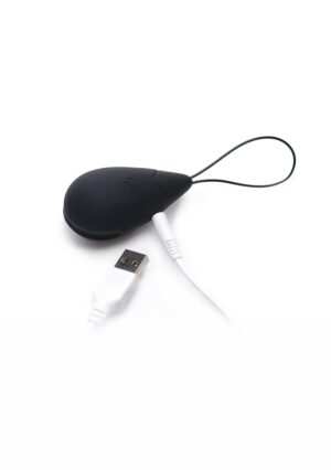 10X Silicone Vibrating Egg - Black