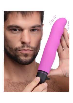 XL Bullet & Wavy Silicone Sleeve - Purple