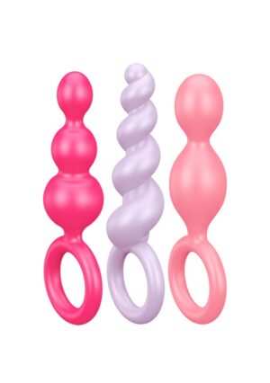 Booty Call Plugs Set of 3 - Pink/Purple/Red - Afbeelding 3