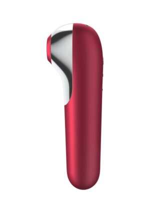 Dual Love Air Pulse Vibrator - Red