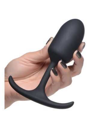 Premium Silicone Weighted Anal Plug - Medium - Afbeelding 4