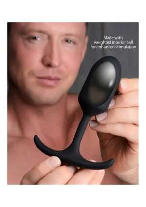 Premium Silicone Weighted Anal Plug - Medium - Afbeelding 5