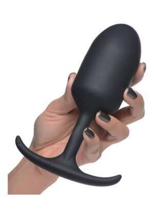 Premium Silicone Weighted Anal Plug - XL - Afbeelding 4