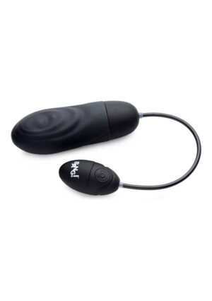 7X Pulsing Rechargeable Silicone Bullet - Black - Afbeelding 5