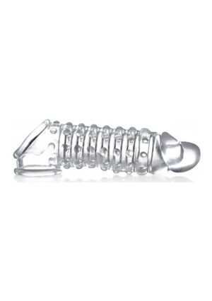 1.5 Inch Penis Enhancer Sleeve - Clear - Afbeelding 5