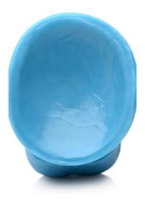 POP 6.5" Dildo with Balls - Blue - Afbeelding 7