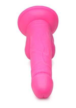 POP 6.5" Dildo with Balls - Pink - Afbeelding 8