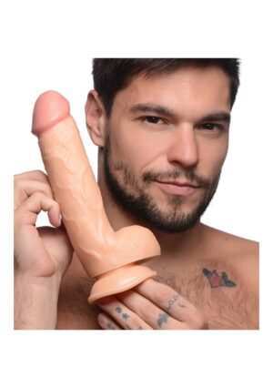 POP 8.25" Dildo with Balls - Light - Afbeelding 11