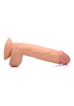 POP 8.25" Dildo with Balls - Light - Afbeelding 4