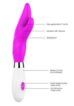 Athos - Ultra Soft Silicone - 10 Speeds - Fuchsia - Afbeelding 8