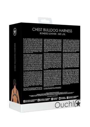 Chest Bulldog Harness - L/XL - Black - Afbeelding 3