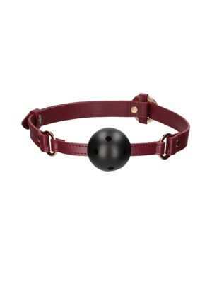 Ouch Halo - Breathable Ball Gag - Burgundy - Afbeelding 5