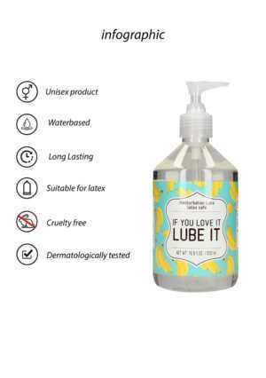 Masturbation Lube - IF YOU LOVE IT LUBE IT - 500 ml - Afbeelding 5