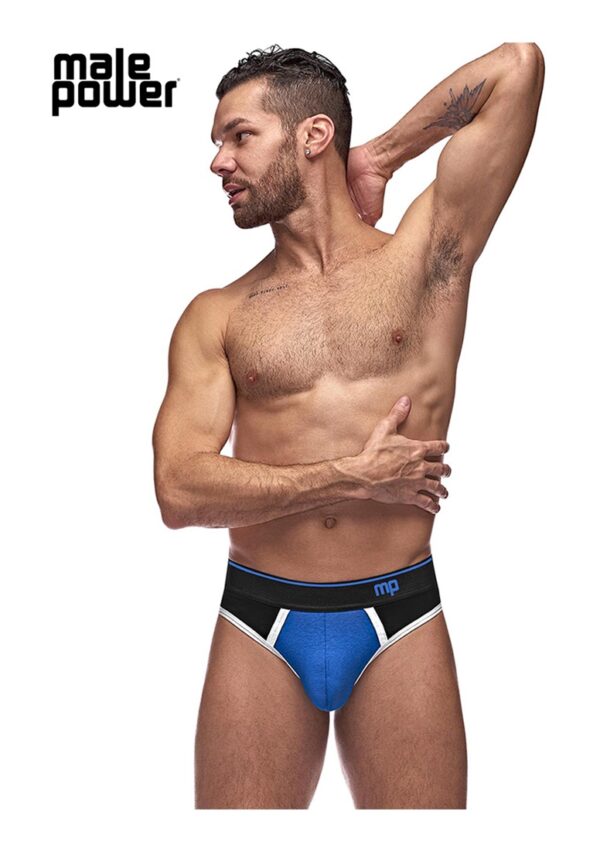 Retro Sport - Panel Thong  - Royal - L/XL