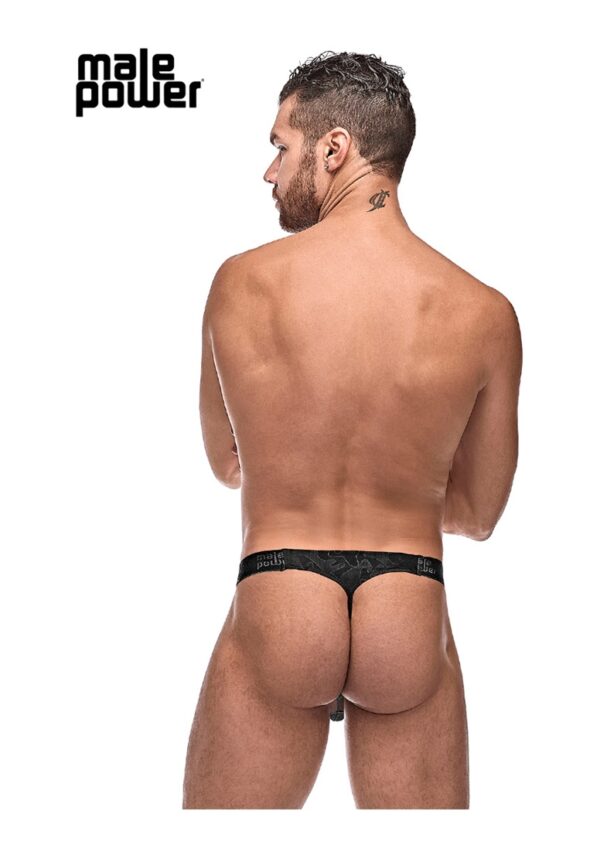 Impressions - Micro G-String V  - Black - L/XL