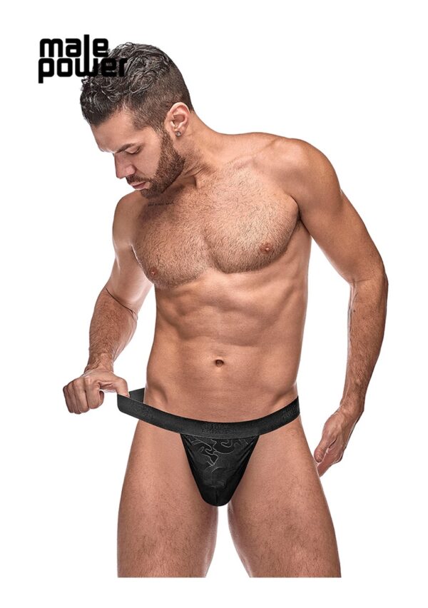 Impressions - Micro G-String V  - Black - L/XL