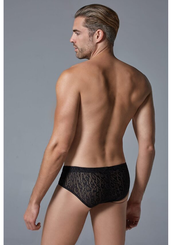 Leopard Brief - Black - L/XL