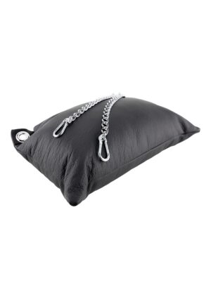 Leather pillow - Black