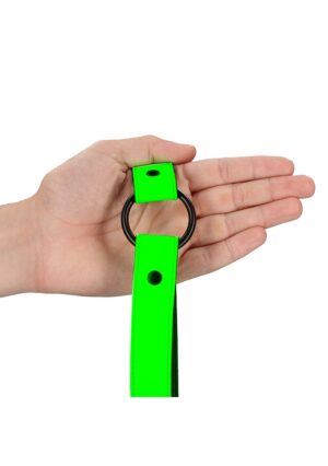 O-Ring Gag - Glow in the Dark - Neon Green/Black - Afbeelding 5